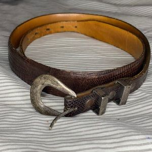 Genuine leather belt